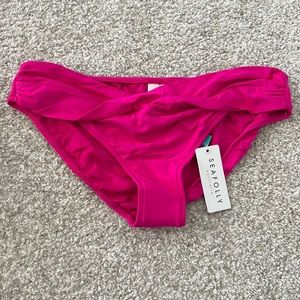 Seafolly pink bikini bottoms